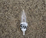 LED 1x5watt Kerte D&aelig;mpbar