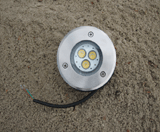 3x1watt LED &Oslash;110x68mm nedgravnings spot